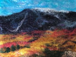 Felted picture 